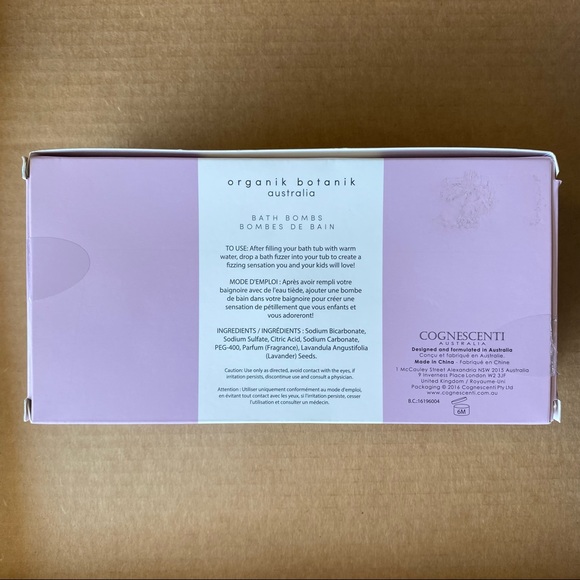 ORGANIK BOTANIK australia Lavender 3-pack Bath Bombs - Picture 4 of 6